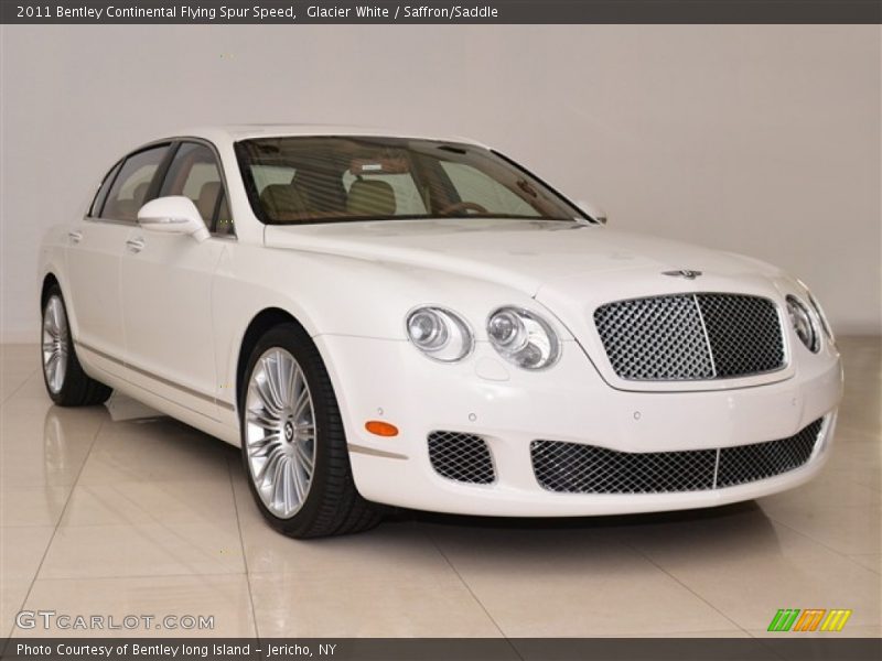 Glacier White / Saffron/Saddle 2011 Bentley Continental Flying Spur Speed