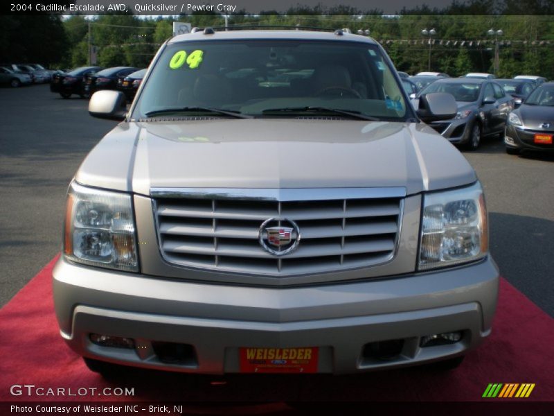 Quicksilver / Pewter Gray 2004 Cadillac Escalade AWD