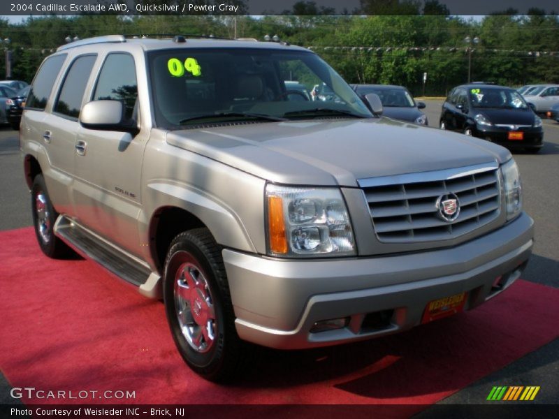 Quicksilver / Pewter Gray 2004 Cadillac Escalade AWD