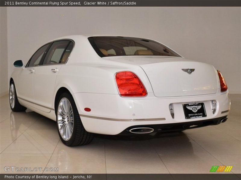 Glacier White / Saffron/Saddle 2011 Bentley Continental Flying Spur Speed