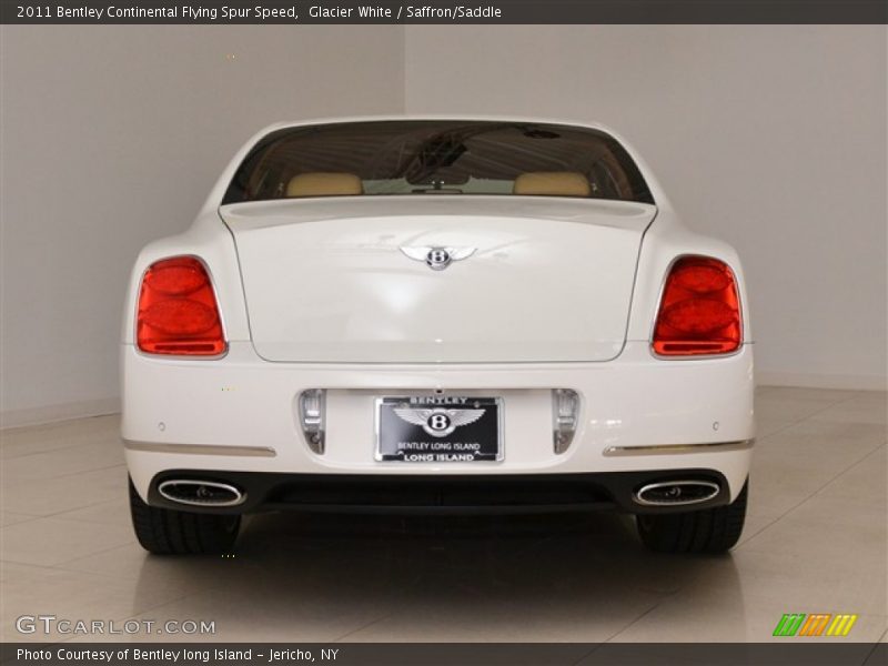 Glacier White / Saffron/Saddle 2011 Bentley Continental Flying Spur Speed