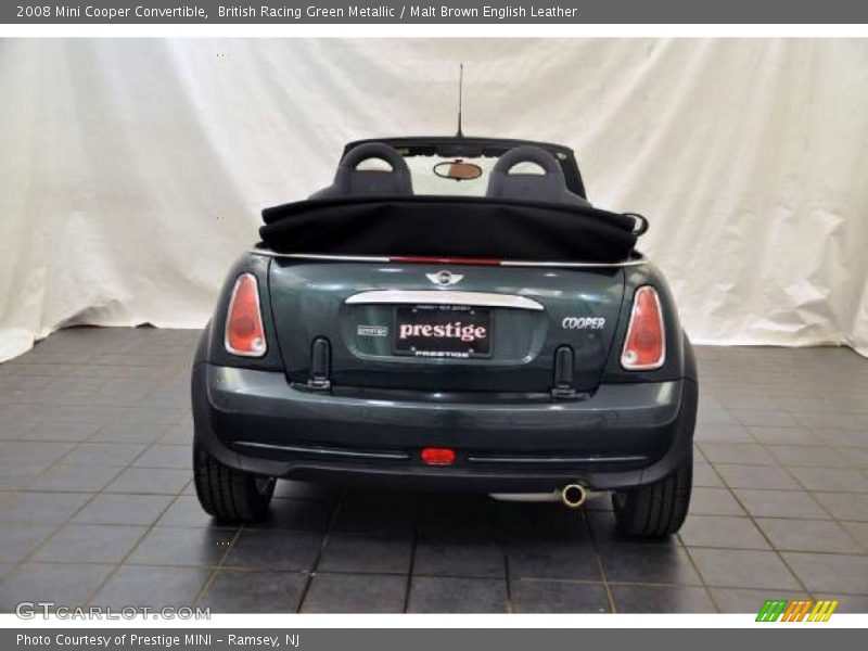 British Racing Green Metallic / Malt Brown English Leather 2008 Mini Cooper Convertible