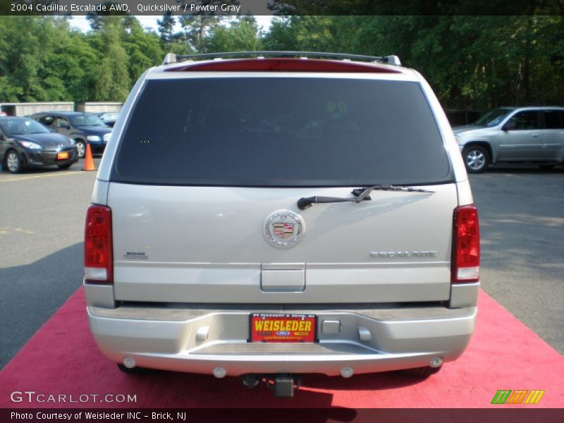 Quicksilver / Pewter Gray 2004 Cadillac Escalade AWD