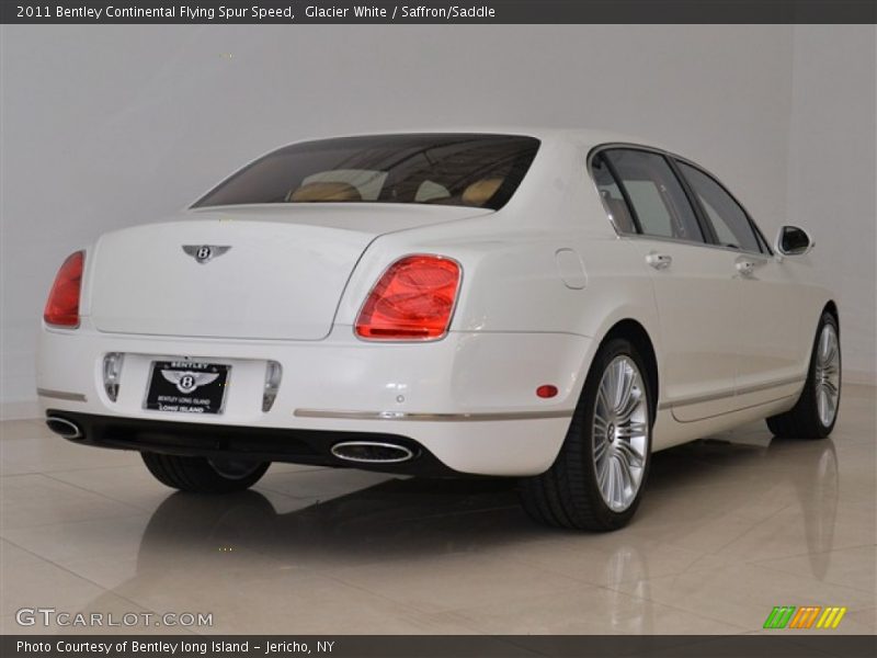 Glacier White / Saffron/Saddle 2011 Bentley Continental Flying Spur Speed