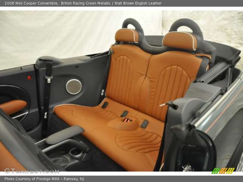 British Racing Green Metallic / Malt Brown English Leather 2008 Mini Cooper Convertible