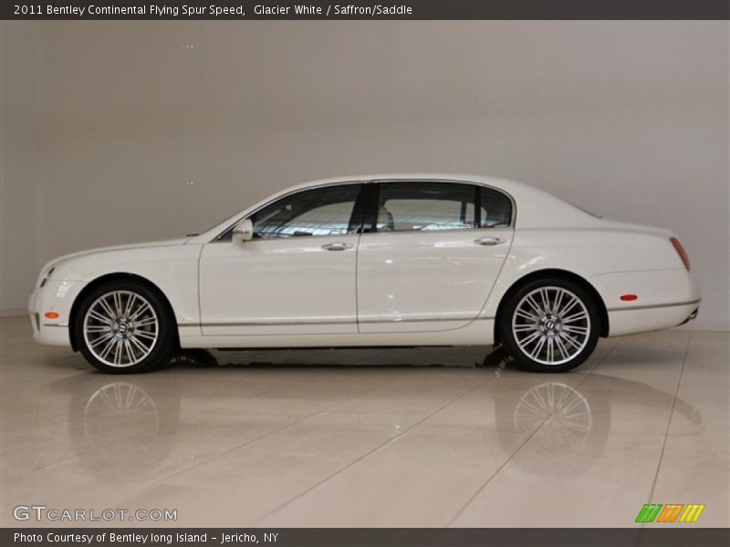 Glacier White / Saffron/Saddle 2011 Bentley Continental Flying Spur Speed