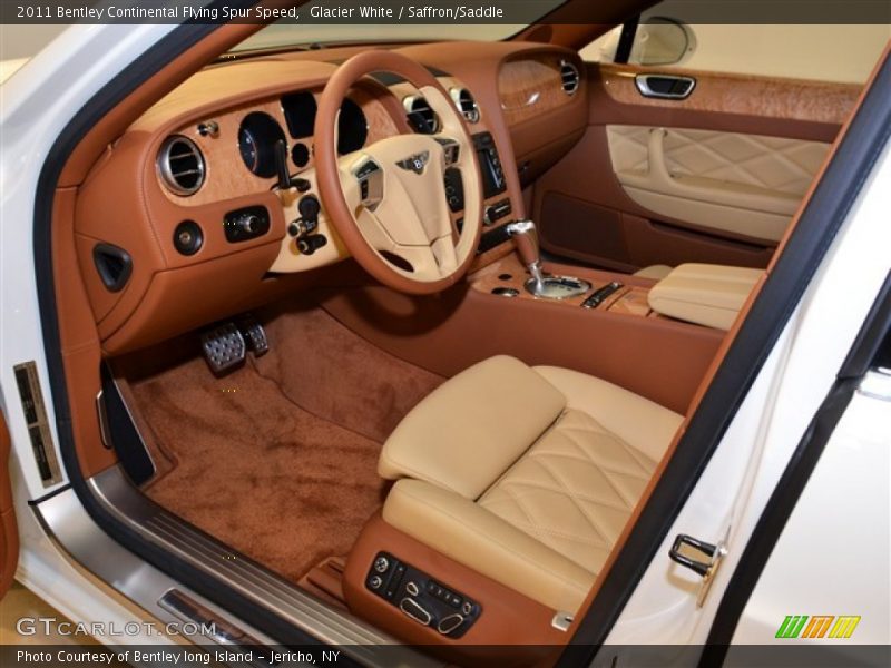  2011 Continental Flying Spur Speed Saffron/Saddle Interior