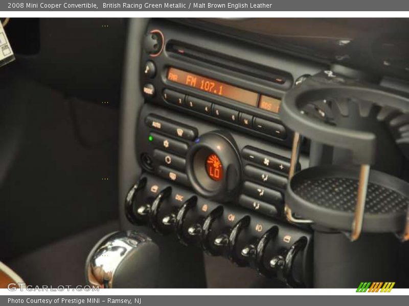 British Racing Green Metallic / Malt Brown English Leather 2008 Mini Cooper Convertible