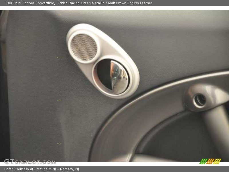 British Racing Green Metallic / Malt Brown English Leather 2008 Mini Cooper Convertible