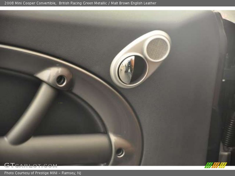 British Racing Green Metallic / Malt Brown English Leather 2008 Mini Cooper Convertible