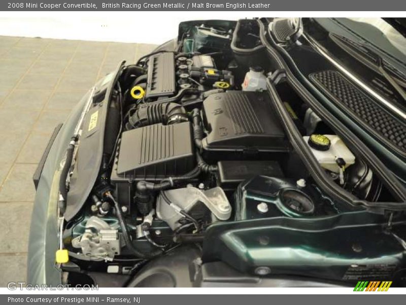 British Racing Green Metallic / Malt Brown English Leather 2008 Mini Cooper Convertible