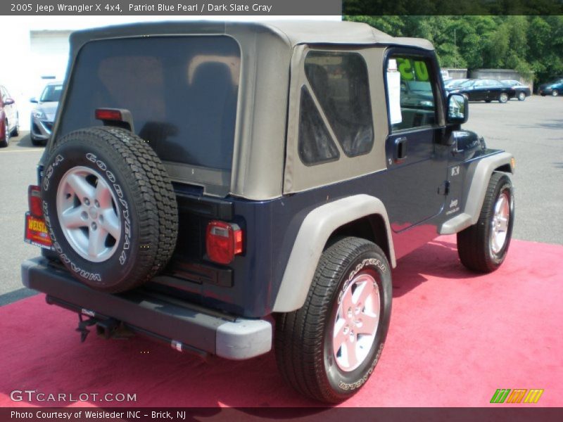 Patriot Blue Pearl / Dark Slate Gray 2005 Jeep Wrangler X 4x4