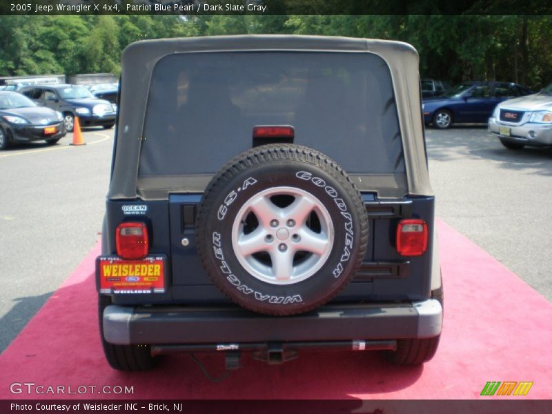 Patriot Blue Pearl / Dark Slate Gray 2005 Jeep Wrangler X 4x4