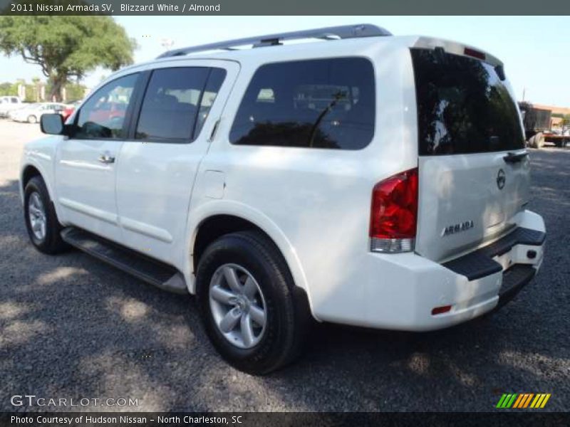 Blizzard White / Almond 2011 Nissan Armada SV