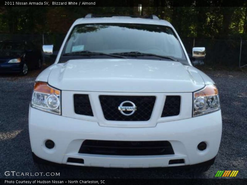 Blizzard White / Almond 2011 Nissan Armada SV