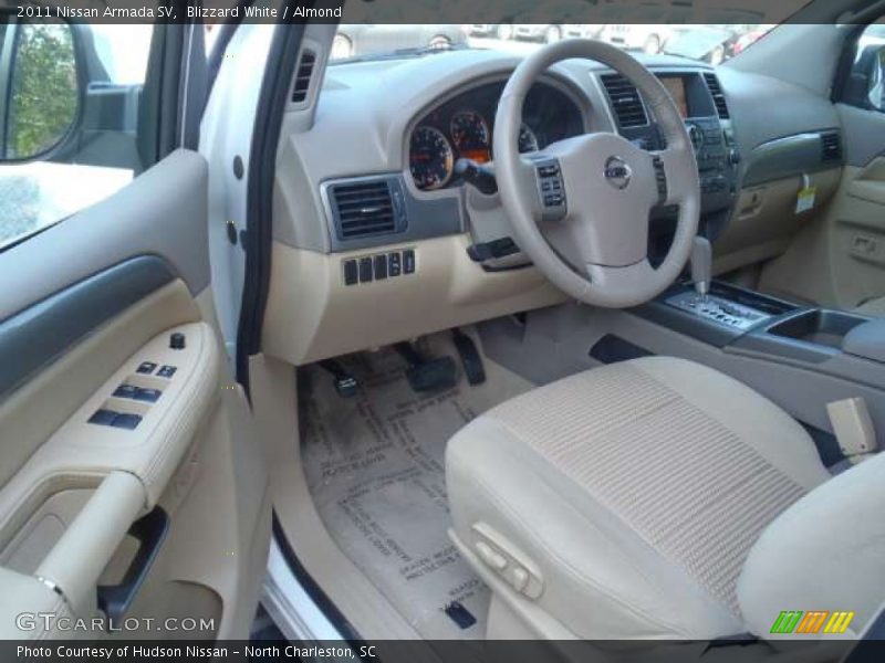 Blizzard White / Almond 2011 Nissan Armada SV