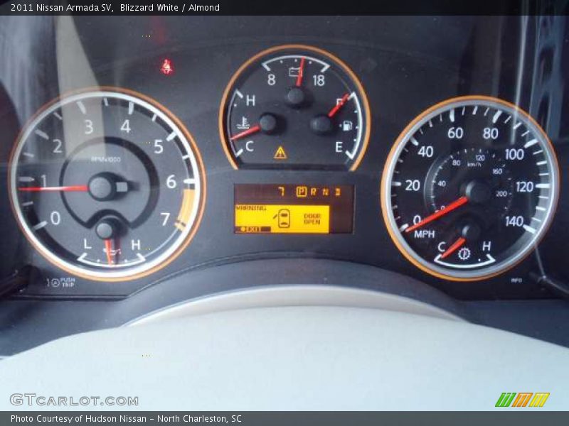 Blizzard White / Almond 2011 Nissan Armada SV