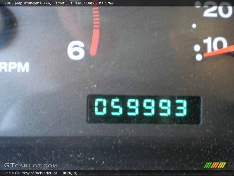 Patriot Blue Pearl / Dark Slate Gray 2005 Jeep Wrangler X 4x4