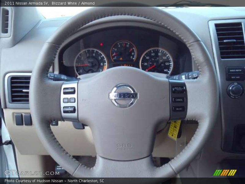 Blizzard White / Almond 2011 Nissan Armada SV