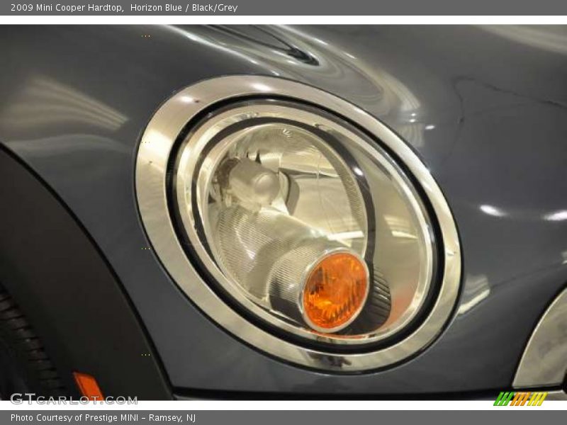 Horizon Blue / Black/Grey 2009 Mini Cooper Hardtop