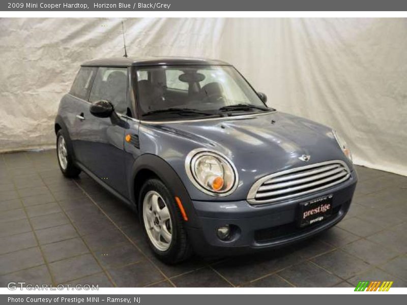 Horizon Blue / Black/Grey 2009 Mini Cooper Hardtop