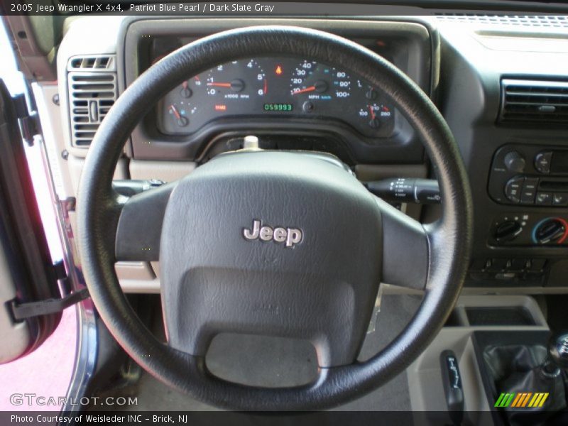 Patriot Blue Pearl / Dark Slate Gray 2005 Jeep Wrangler X 4x4