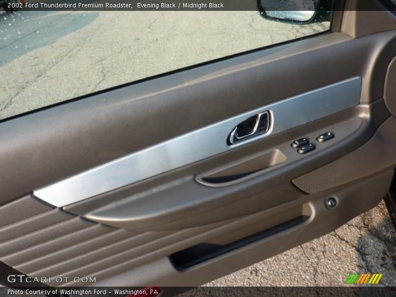 Evening Black / Midnight Black 2002 Ford Thunderbird Premium Roadster