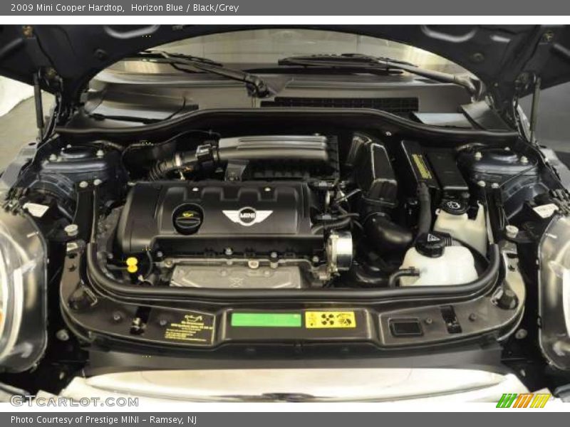 Horizon Blue / Black/Grey 2009 Mini Cooper Hardtop