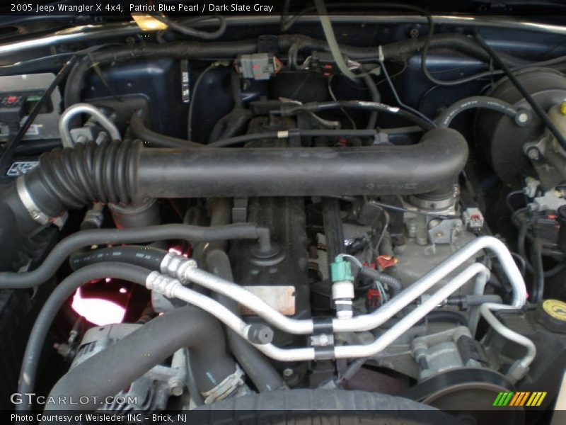 Patriot Blue Pearl / Dark Slate Gray 2005 Jeep Wrangler X 4x4