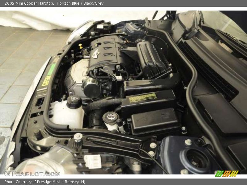 Horizon Blue / Black/Grey 2009 Mini Cooper Hardtop