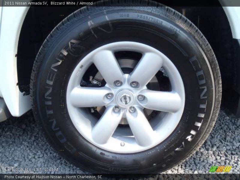 Blizzard White / Almond 2011 Nissan Armada SV
