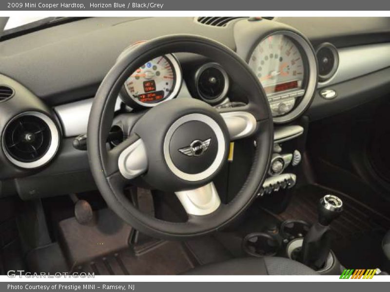 Horizon Blue / Black/Grey 2009 Mini Cooper Hardtop