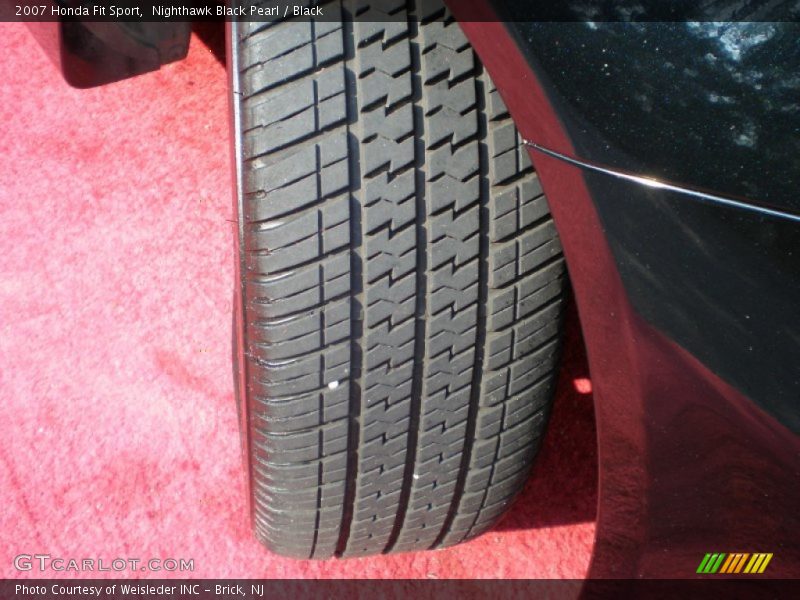 Nighthawk Black Pearl / Black 2007 Honda Fit Sport