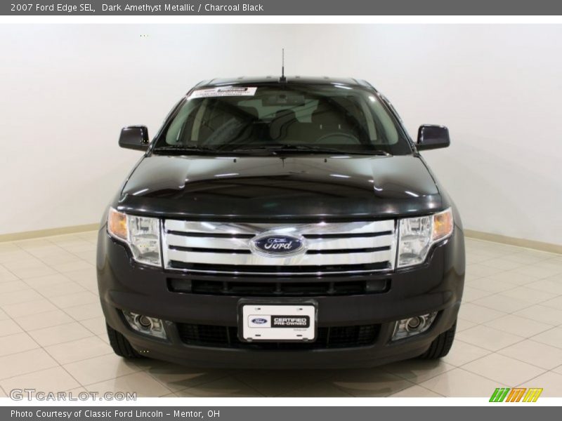 Dark Amethyst Metallic / Charcoal Black 2007 Ford Edge SEL
