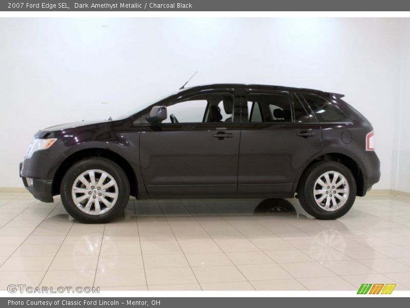 Dark Amethyst Metallic / Charcoal Black 2007 Ford Edge SEL