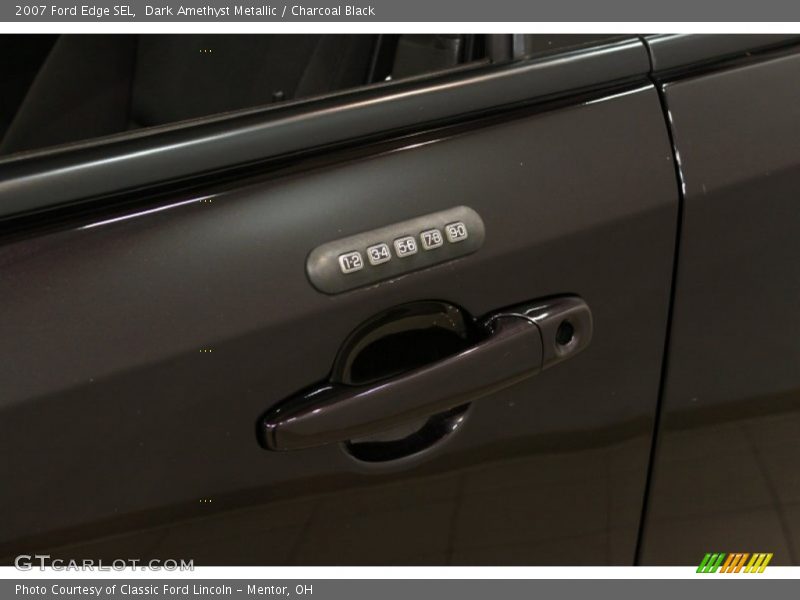 Dark Amethyst Metallic / Charcoal Black 2007 Ford Edge SEL