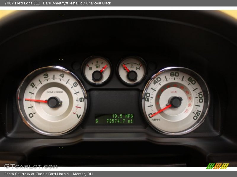 Dark Amethyst Metallic / Charcoal Black 2007 Ford Edge SEL