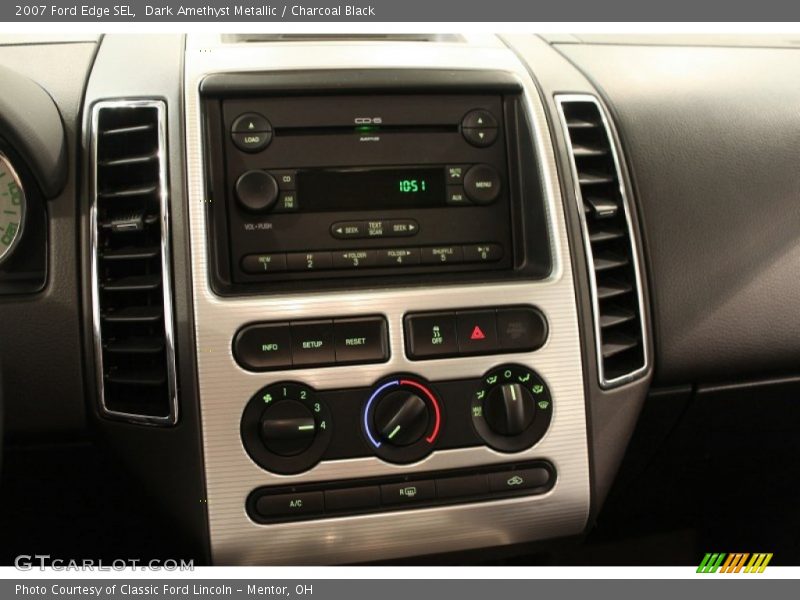 Dark Amethyst Metallic / Charcoal Black 2007 Ford Edge SEL