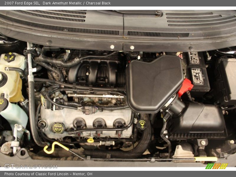Dark Amethyst Metallic / Charcoal Black 2007 Ford Edge SEL