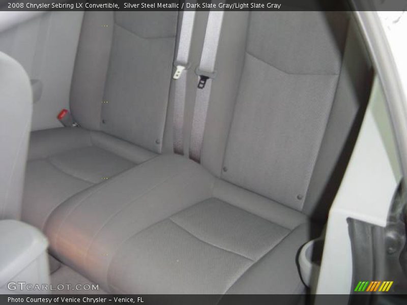 Silver Steel Metallic / Dark Slate Gray/Light Slate Gray 2008 Chrysler Sebring LX Convertible