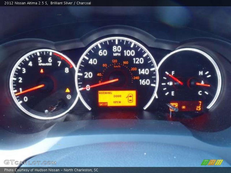 Brilliant Silver / Charcoal 2012 Nissan Altima 2.5 S