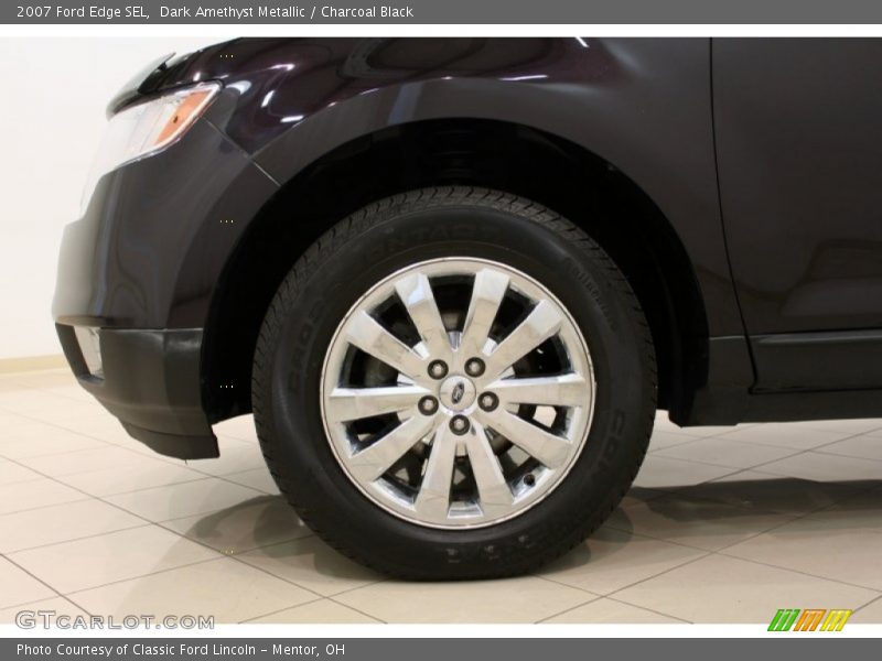 Dark Amethyst Metallic / Charcoal Black 2007 Ford Edge SEL