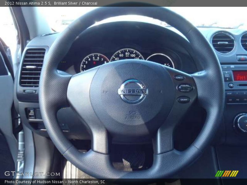 Brilliant Silver / Charcoal 2012 Nissan Altima 2.5 S