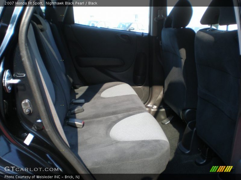 Nighthawk Black Pearl / Black 2007 Honda Fit Sport