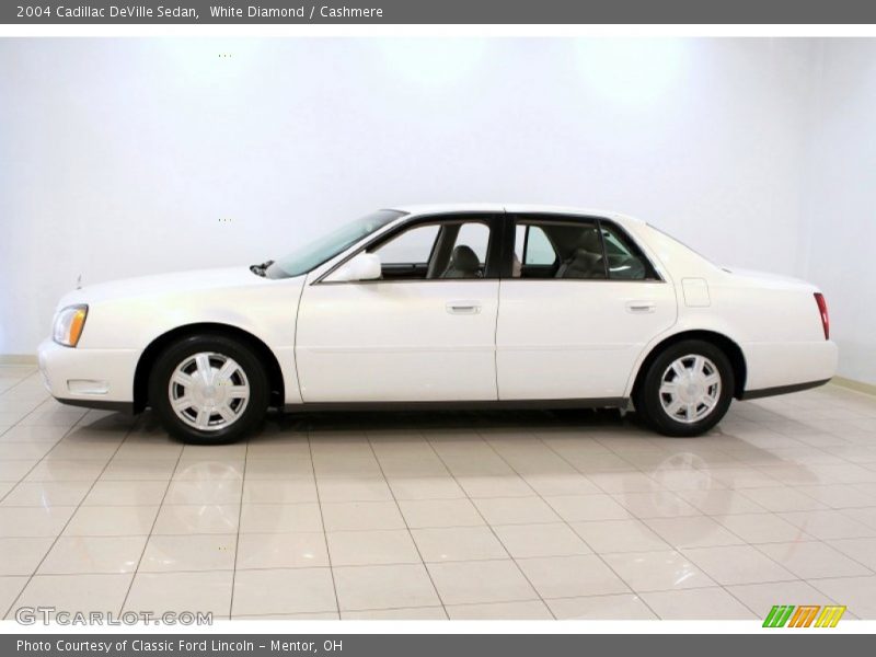White Diamond / Cashmere 2004 Cadillac DeVille Sedan