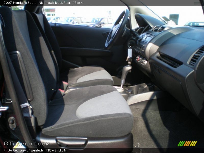 Nighthawk Black Pearl / Black 2007 Honda Fit Sport