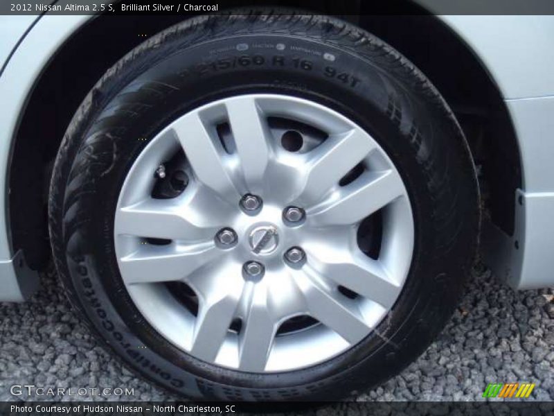 Brilliant Silver / Charcoal 2012 Nissan Altima 2.5 S