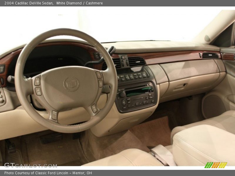White Diamond / Cashmere 2004 Cadillac DeVille Sedan