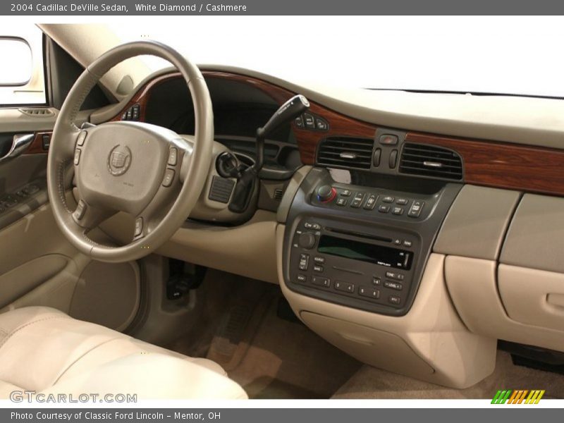 White Diamond / Cashmere 2004 Cadillac DeVille Sedan