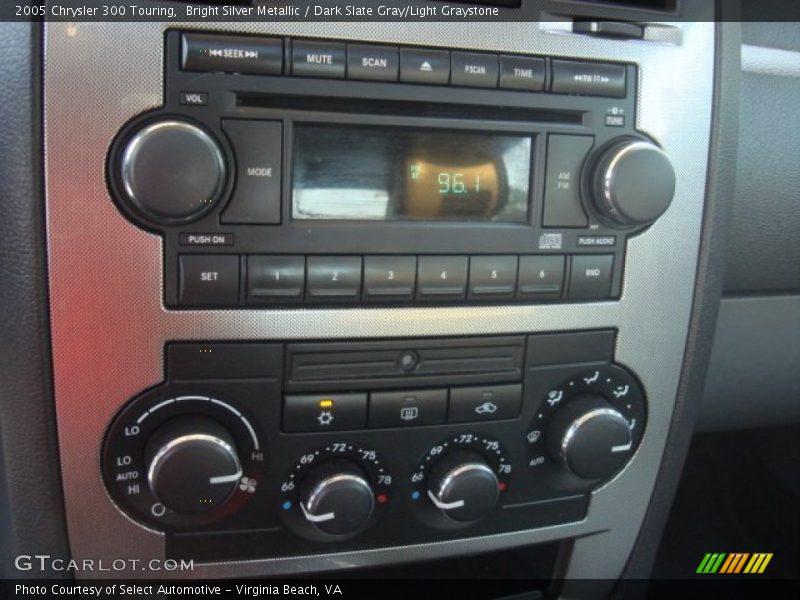 Bright Silver Metallic / Dark Slate Gray/Light Graystone 2005 Chrysler 300 Touring